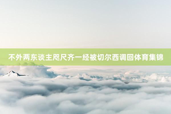 不外两东谈主咫尺齐一经被切尔西调回体育集锦